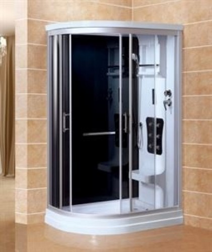 Masāžas dušas kabīne VENTO SICILIA 80x120x215cm, labais izpildījums image 1