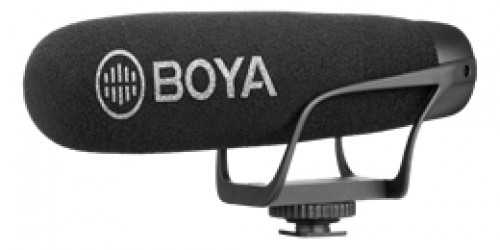 BY-BM2021  mikrofonas DSLR fotoaparatams, super kardioidinis BOYA juodas / BOYA10081 image 1