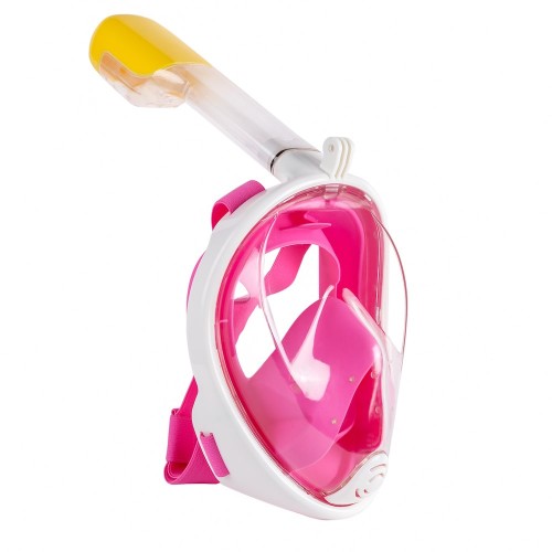 Full Face Diving Mask for Snorkeling S/M pink image 1