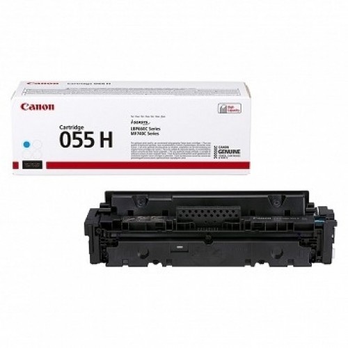 Canon Toner CLBP Cartridge 055H Cyan 3019C002 image 1