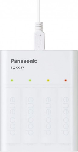 Panasonic Batteries Panasonic eneloop charger BQ-CC87USB + 4x1900 image 1