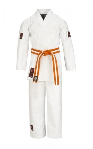 Karate suit Matsuru ALLROUND EXTRA 65% polyester and 35% cotton 140 cm white image 1