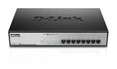 D-link Switch Unmanaged DGS-1008MP 8xGbE image 1