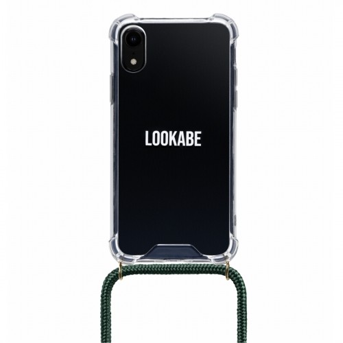 Lookabe Necklace iPhone Xr gold green loo014 image 1