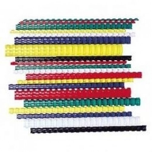 Пластиковые спирали FELLOWES 16мм, крассные, 100шт image 1