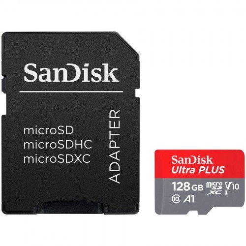 SANDISK 128GB microSDHC Card with Adapter image 1