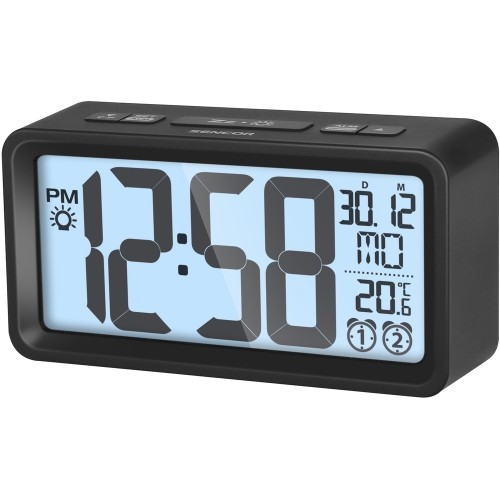 Будильник с термометром Sencor SDC 2800 B image 1