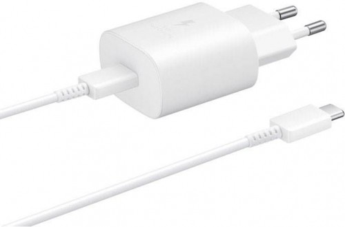 Samsung Travel Quick charger Type-C to Type-C 25W, 1M,  White image 1