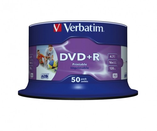 VERBATIM 50x DVD+R 4,7GB 16x SP image 1