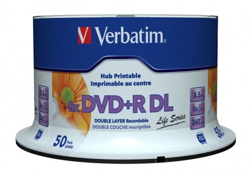 VERBATIM 97693 DVD+R DL Verbatim [ spind image 1