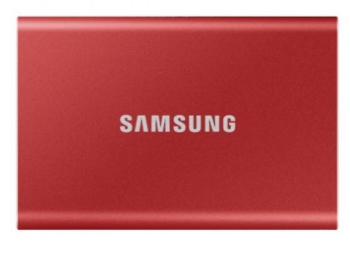 Samsung Drive SSD Portable T7 500GB USB 3.2 Gen.2 red image 1