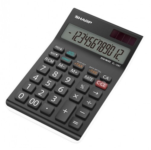 Galda kalkulators Sharp SH-EL128CWH balts image 1