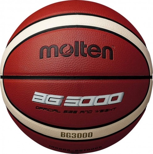 Basketball ball training MOLTEN B6G3000, synh. leather size 6 image 1
