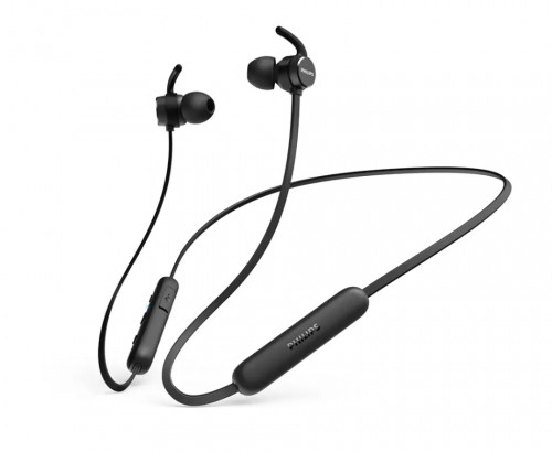 PHILIPS austiņas In-Ear ar mikrofonu un Bluetooth, melnas - TAE1205BK/00 image 1