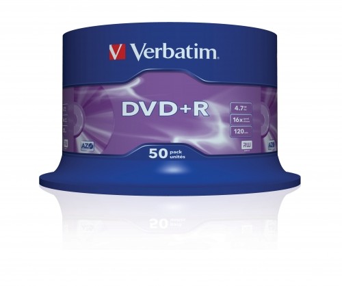 VERBATIM 50x DVD+R 4,7GB 16x SP image 1