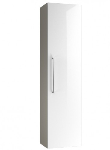 Высокий шкаф для ванной Raguvos Baldai JOY 35 CM white/taupe, glossy chrome 12301211 image 1