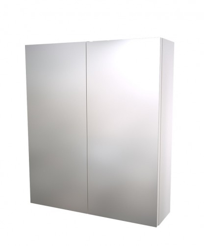 Vannas istabas spoguļskapītis Raguvos Baldai SCANDIC 60 CM glossy white 1500311 image 1