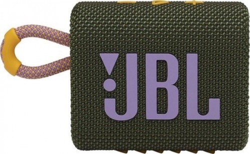 JBL wireless speaker Go 3 BT, green image 1