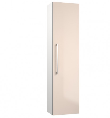 Высокий шкаф для ванной Raguvos Baldai ALLEGRO 35 CM glossy beige/white 1130208 image 1
