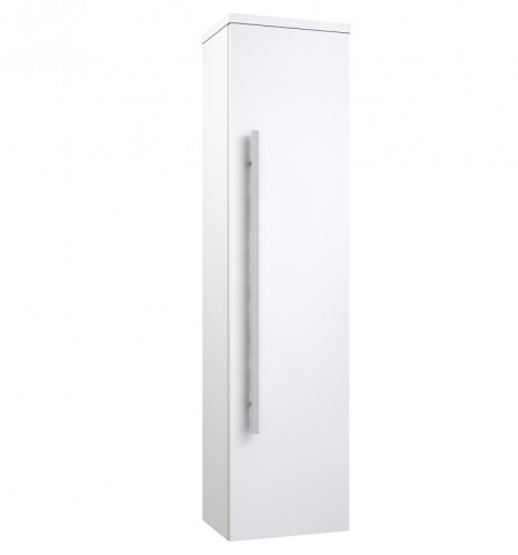 TALL UNIT WITH ACCESSORIES PANEL Raguvos Baldai SERENA 35.5 CM glossy white 1430211 image 1