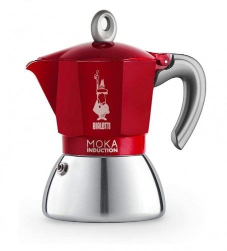 Bialetti Moka Induction red 6 cups image 1