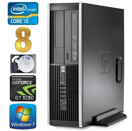 Hewlett-packard HP 8100 Elite SFF i5-750 8GB 1TB GT1030 2GB DVD WIN7Pro image 1