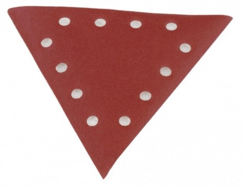 Trijstūra smilšpapīrs, grauds 80 - 10gab. DS 930, Scheppach image 1