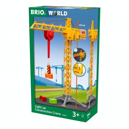 Brio Railway BRIO construction crane with lights, 33835 image 1