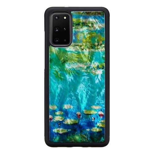 iKins case for Samsung Galaxy S20+ water lilies black image 1