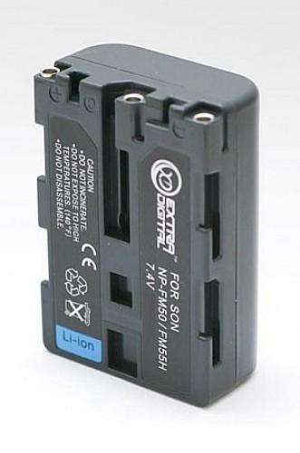 Extradigital Sony, battery NP-FM50/QM51 image 1