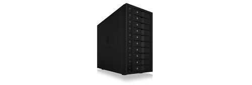 RaidSonic IB-3810-C31 storage drive enclosure HDD enclosure Black 3.5&quot; image 1