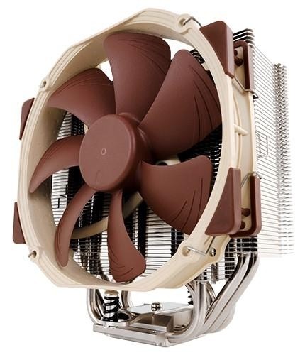 Noctua NH-U14S computer cooling component Processor Cooler 12 cm Brown, Stainless steel image 1