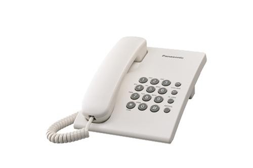 Panasonic KX-TS500PDW telephone Analog telephone White image 1