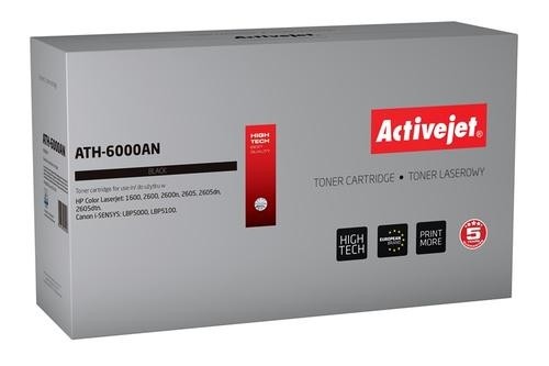 Activejet ATH-6000AN toner for HP Q6000A. Canon CRG-707B image 1