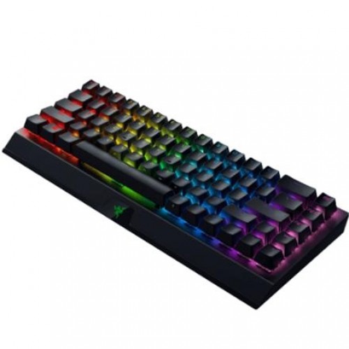 Razer BlackWidow V3 Mini HyperSpeed Mechanical Gaming Keyboard, RGB LED light, US, Wireless, Black, Yellow Switch image 1