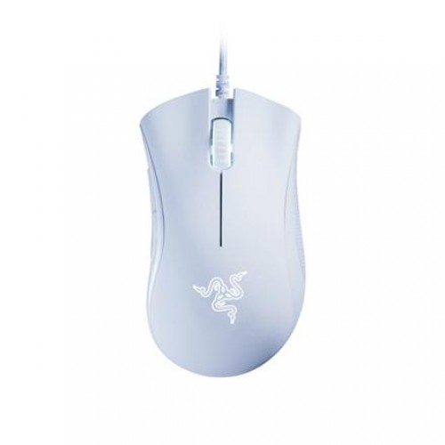 Razer Gaming Mouse  DeathAdder Essential Ergonomic Optical mouse, White, Wired image 1