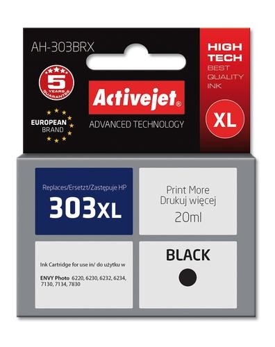 Activejet AH-9303BRX ink for HP printer, replaces HP 303XL T6N04AE image 1
