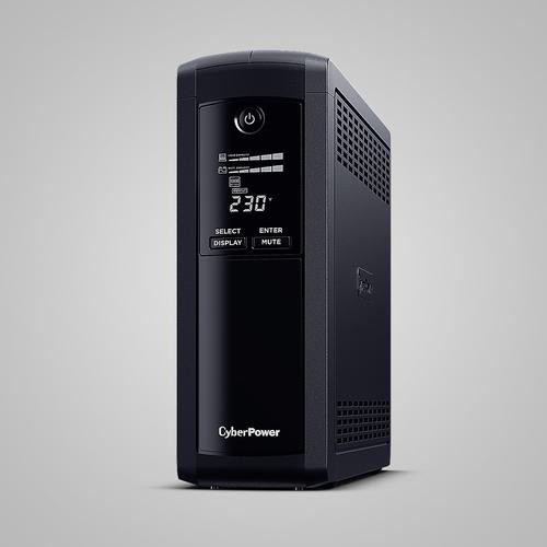 CyberPower Tracer III VP1200ELCD-FR uninterruptible power supply (UPS) Line-Interactive 1200 VA 720 W 5 AC outlet(s) image 1