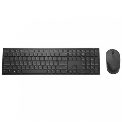 Dell Pro Keyboard and Mouse (RTL BOX)  KM5221W Wireless, Wireless (2.4 GHz), Batteries included, Russian (QWERTY), Black image 1