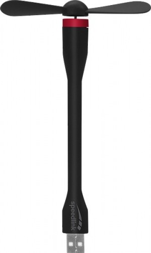 Speedlink USB fan Mini Aero, black/red (SL-600500-BKRD) image 1