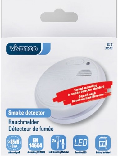 Vivanco dūmu detektors SD 3 (33510) image 1