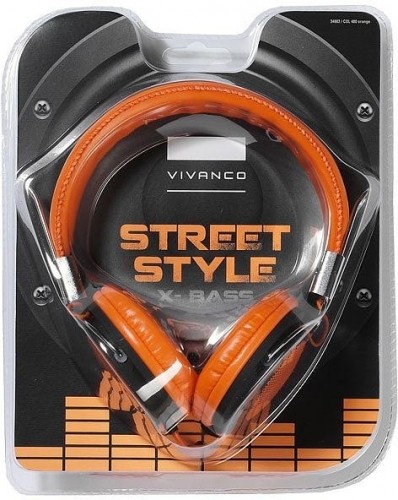 Vivanco наушники COL400, оранжевый (34882) image 1