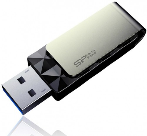 Silicon Power zibatmiņa 16GB Blaze B30 USB 3.0, melna image 1