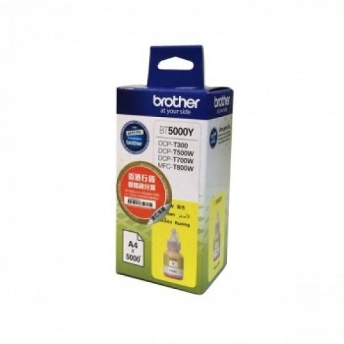 BROTHER BT5000Y YELLOW INK BOTTLE 5000 P image 1