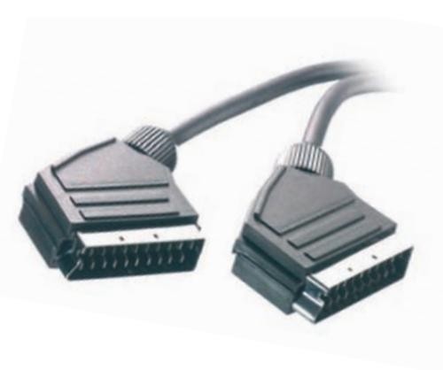 Vivanco Scart/Scart, 3m SCART cable SCART (21-pin) Black image 1