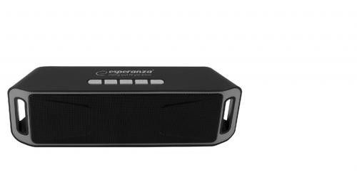 Esperanza FOLK Stereo portable speaker Black, Grey 6 W image 1