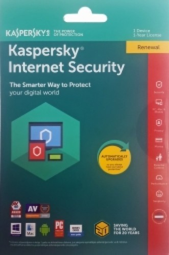 Kaspersky Internet Security Pamata licence 1 gads 1 datoram image 1