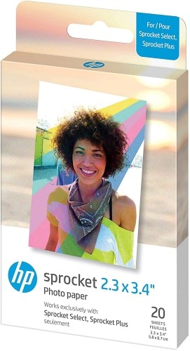 HP фотобумага Sprocket Plus Zink 5.8x8.6 см 20 листов image 1