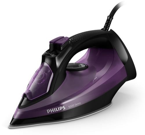 Philips 5000 series DST5030/80 iron Steam iron SteamGlide Plus soleplate 2400 W Violet image 1