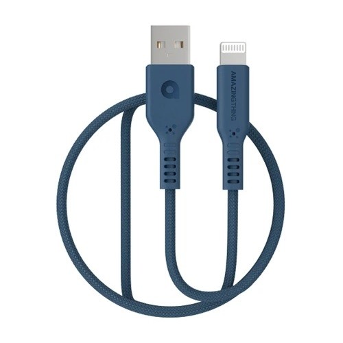 Amazingthing Premium MFI Кабель USB A - Lightning (синий, 1.1м) Speed Pro Zeus image 1